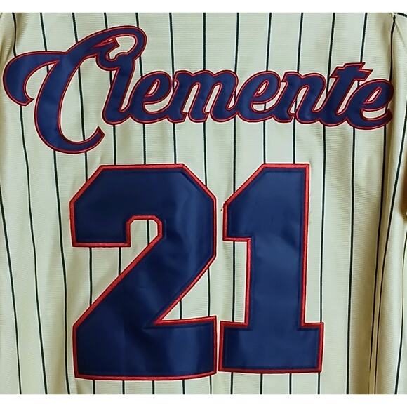 Headgear Classics Roberto Clemente San Juan Senadores Jersey Men's Small - Picture 1 of 11
